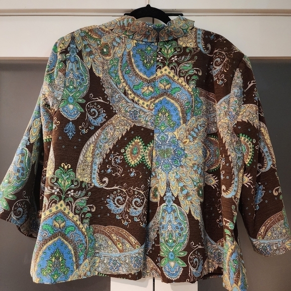 Silkland Paisley Jacket Boho - Picture 3 of 14
